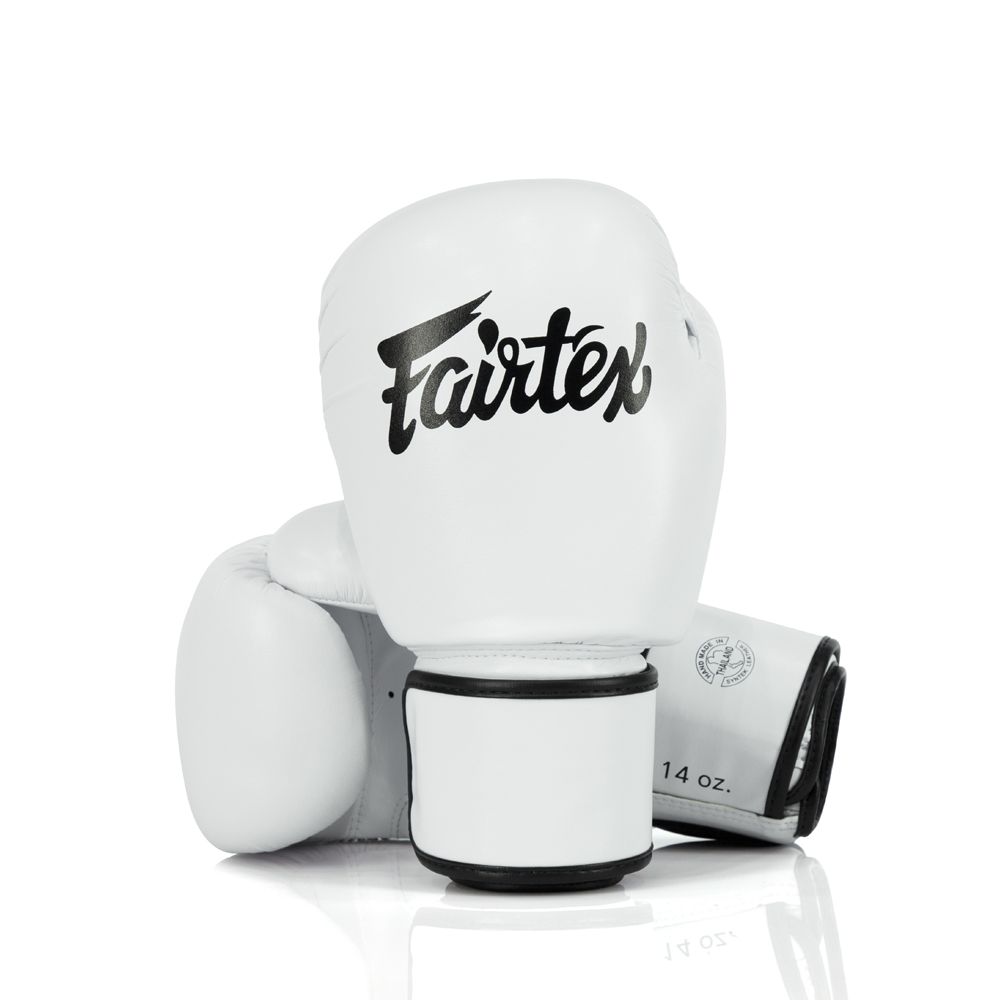 Guantes de Boxeo Fairtex BGV27 Amateur Blanco -100% Microfibra