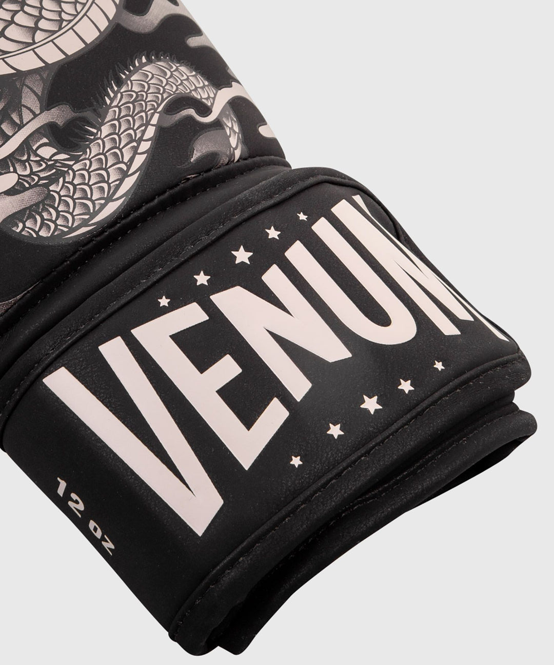 Guantes de boxeo Venum Dragon Flight Negro/Arena - 100% Poliuretano Premium