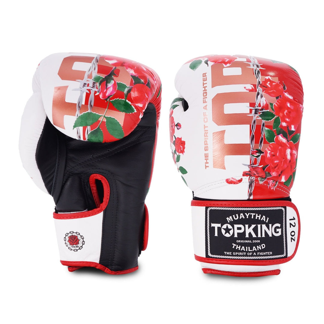 Guantes de Boxeo Top King Rose - 100% Cuero