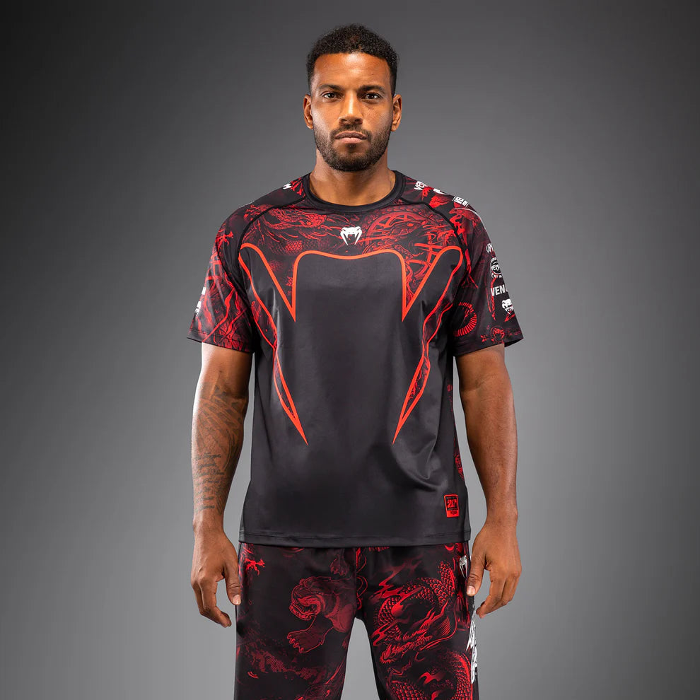 Polo Dry-tech Venum 20th Anniversary para MMA, Muay thai, Jiujitsu