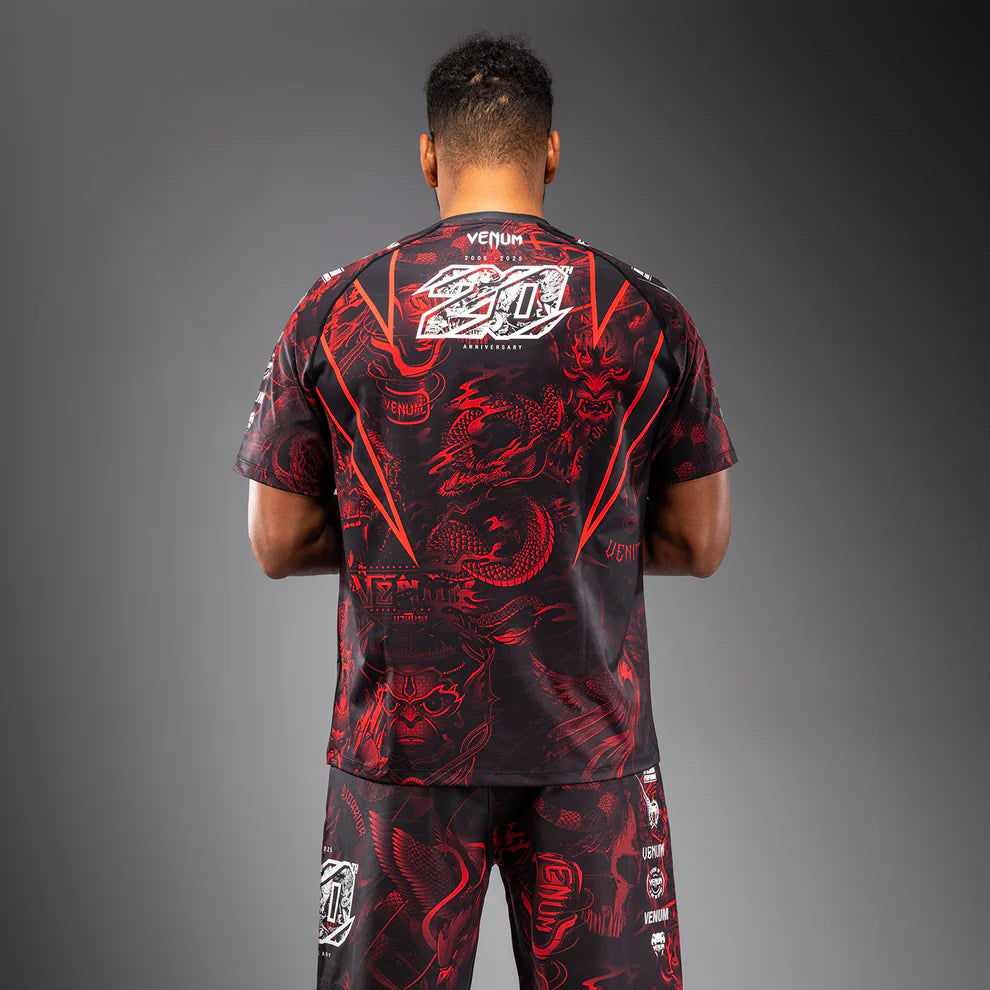 Polo Dry-tech Venum 20th Anniversary para MMA, Muay thai, Jiujitsu