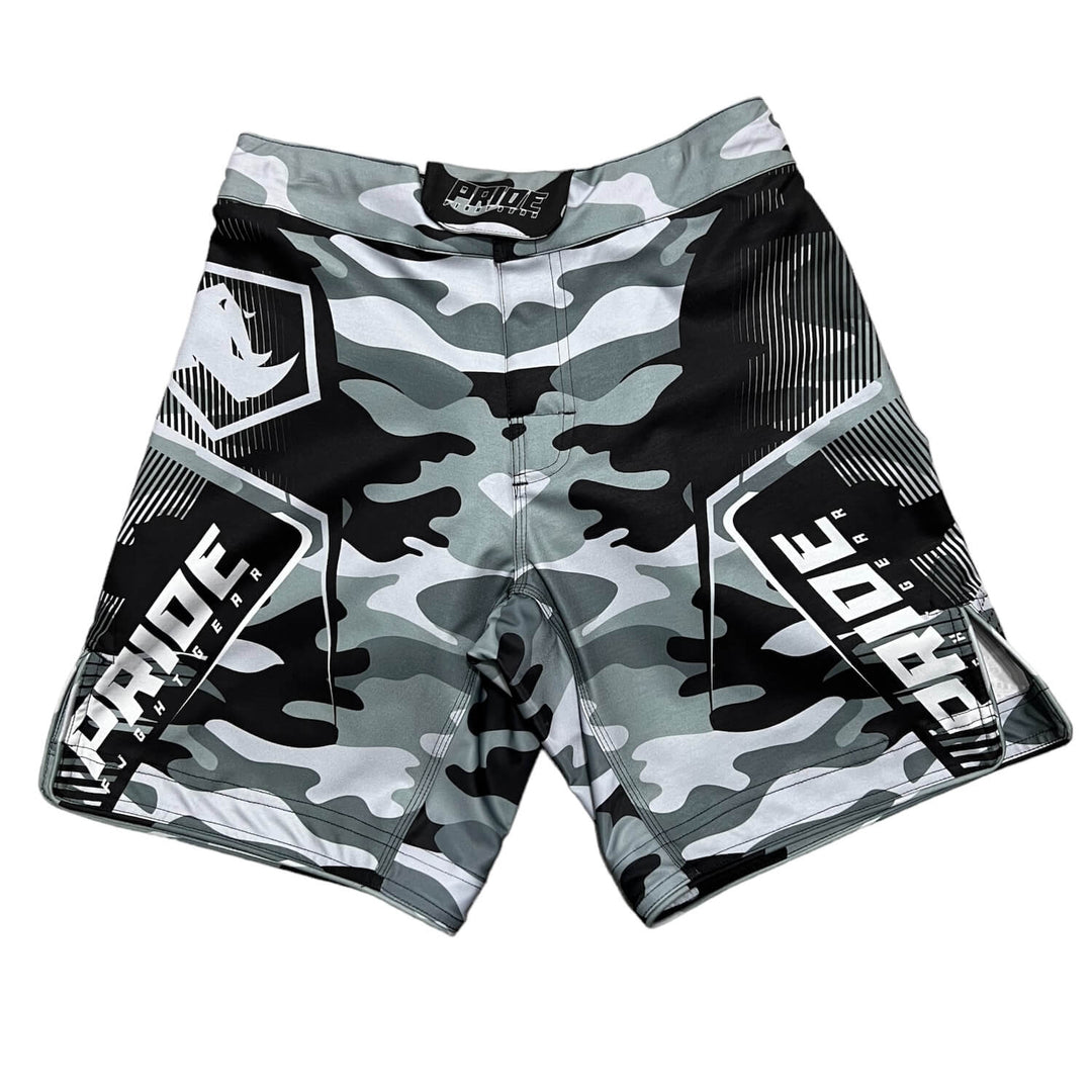 Shorts Classic Pride Camo Army Negro/Verde para MMA, MUAY THAI, JIUJITSU, CROSSFIT.