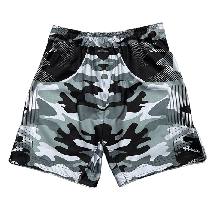 Shorts Classic Pride Camo Army Negro/Verde para MMA, MUAY THAI, JIUJITSU, CROSSFIT.