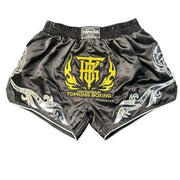 Shorts de Muay Thai Retro Top King TKRMS-005 Negro