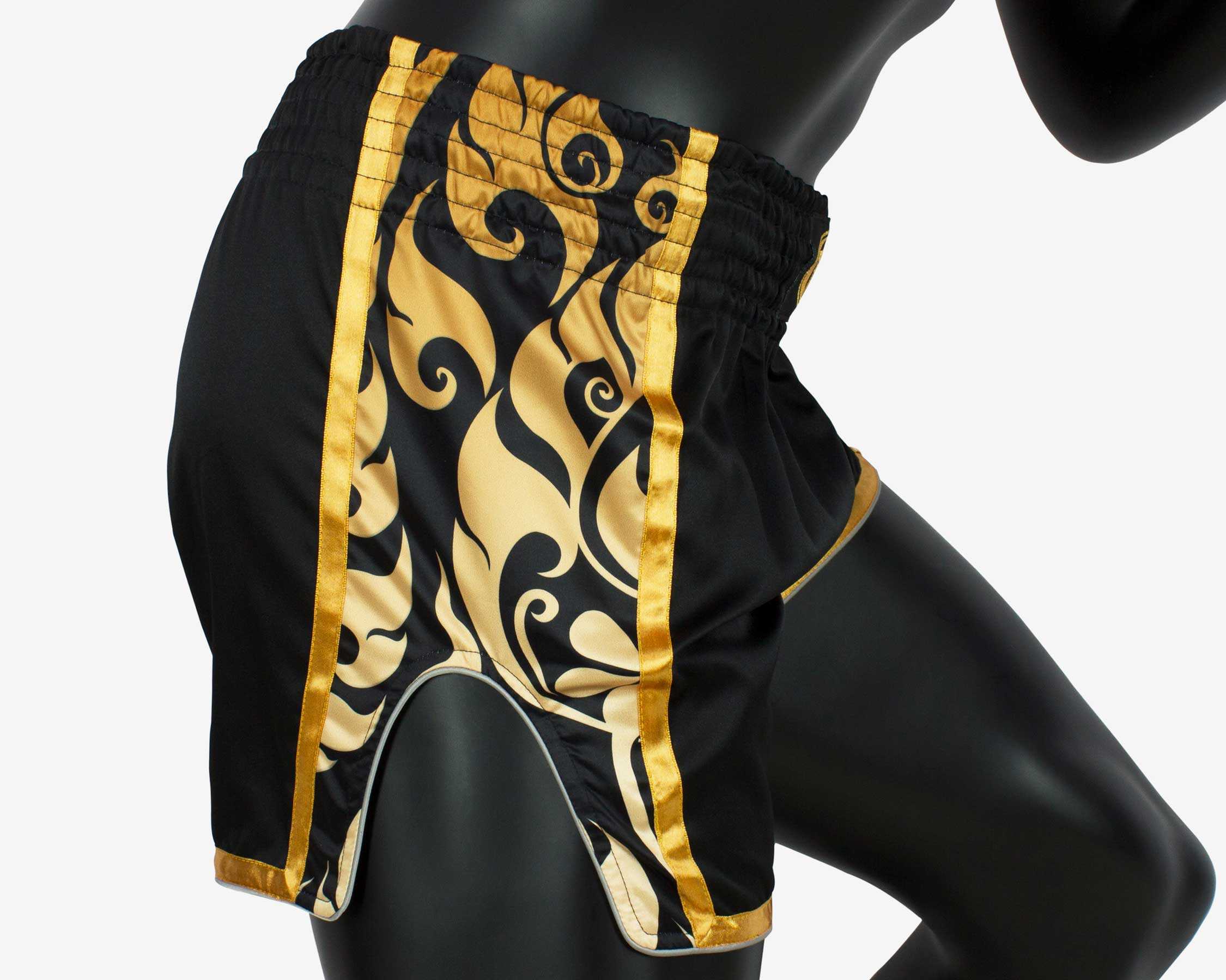 Shorts de Muay thai Fairtex BSG1 Glory Tribal Negro - 100% Poliester