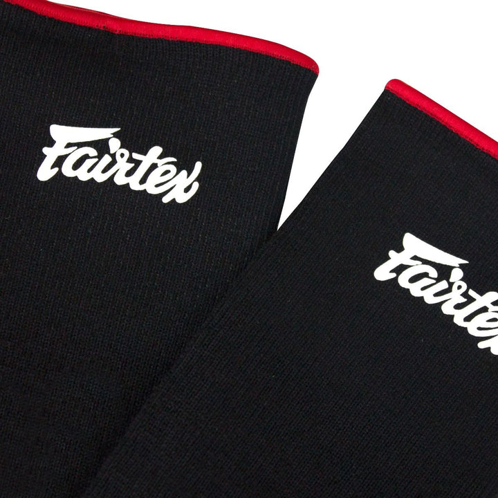 Tobilleras para Muay Thai Fairtex AS1 Negro/Rojo