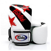 Guantes Fairtex White Nation Muay Thai - Boxeo - 100% Cuero - MMA Store Peru