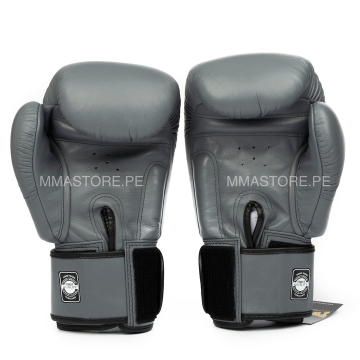 Guantes Twins Special Muay Thai - Boxeo - Gris -100% Cuero