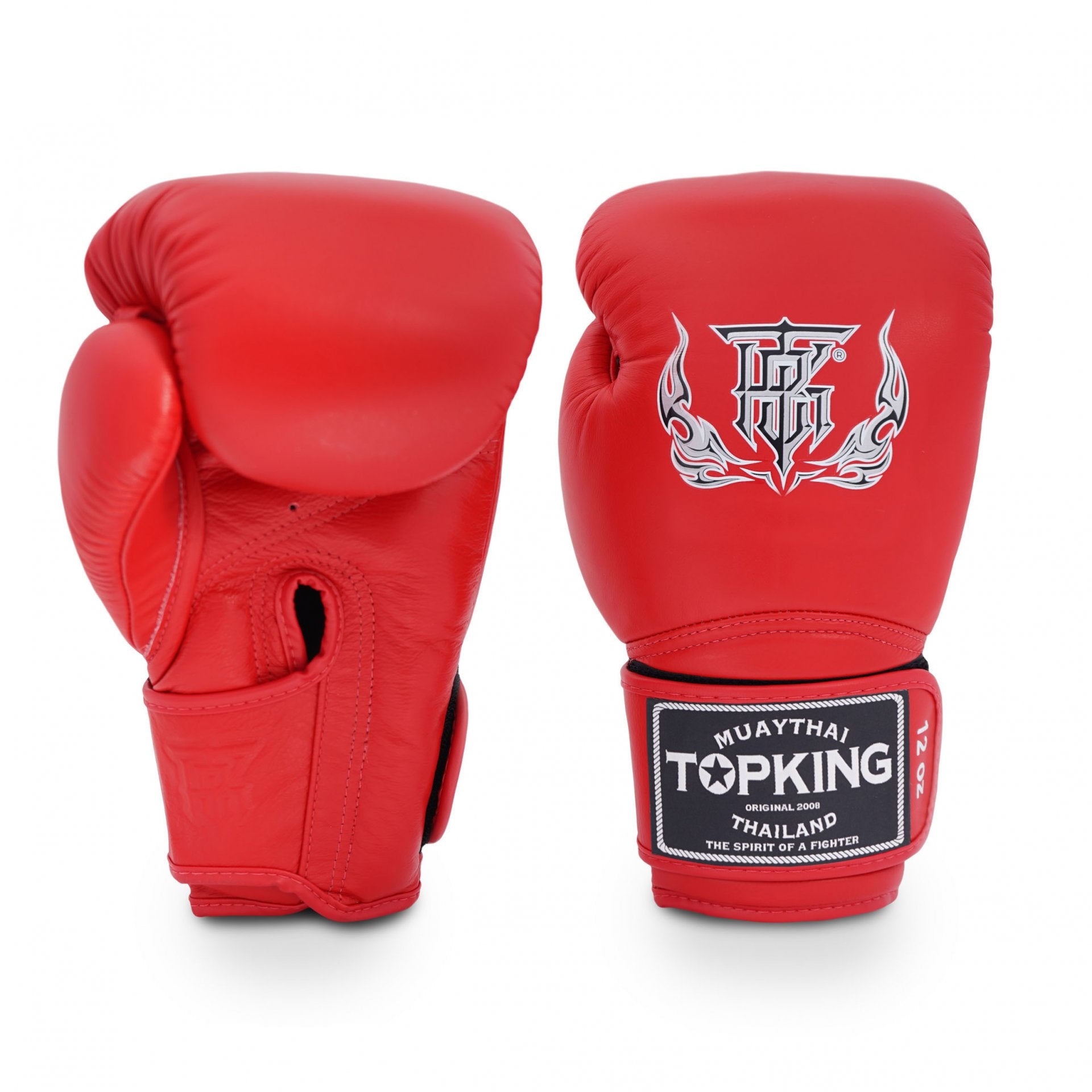 Guantes de Boxeo Top King Super Rojo - 100% Cuero