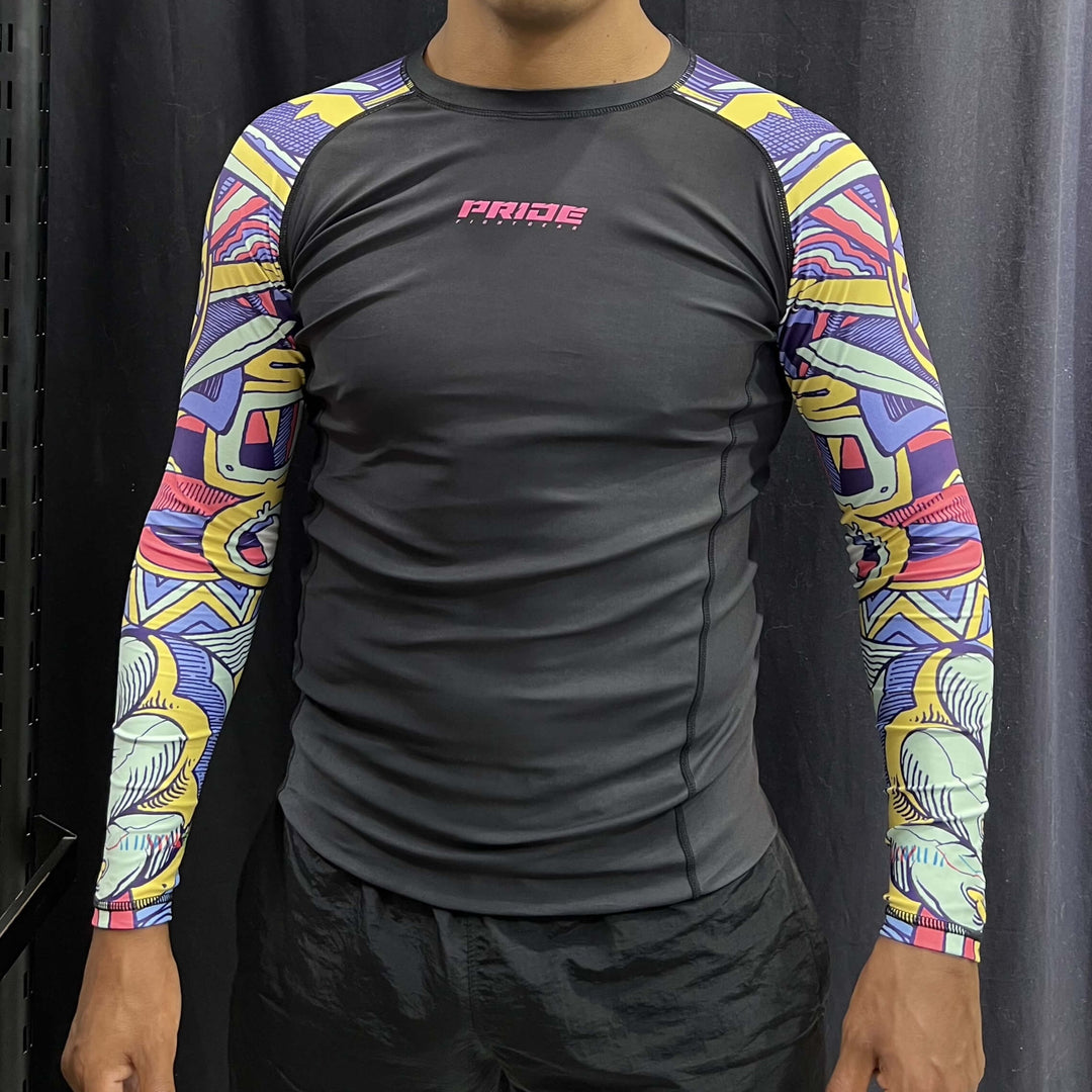 Rashguard Pride Demon Art Collection M/L - 100% Poliester