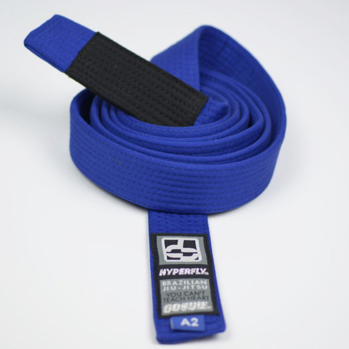 Cinturon de Jiujitsu Hyperfly - Azul- 100% Algodón - MMA Store Peru