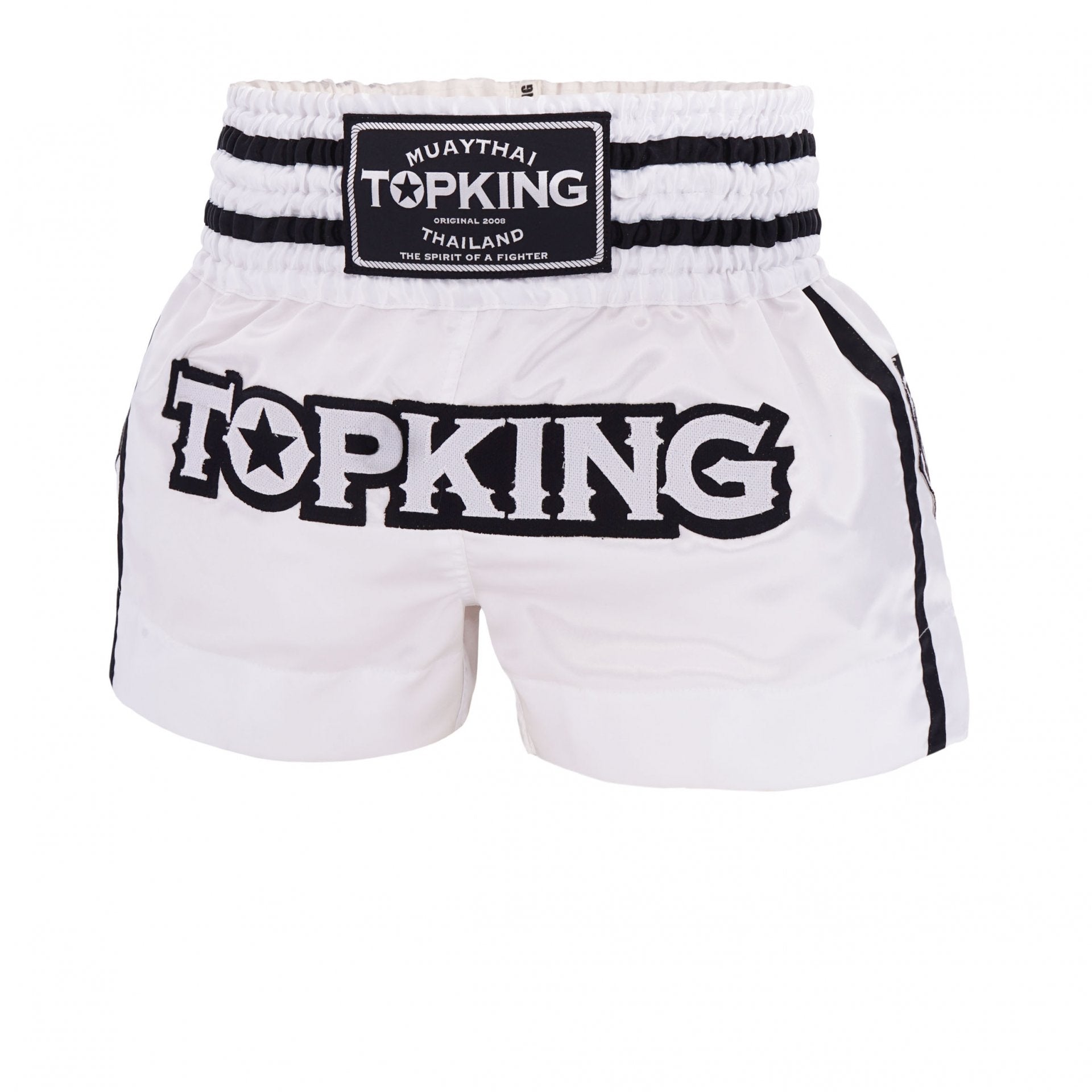 Shorts de Muay thai Topking TKTBS216 Blanco - 100% Poliester