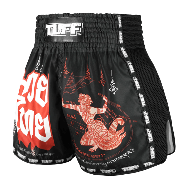 Shorts de Muay Thai Tuff Retro Hanuman Flying Rising The Flag