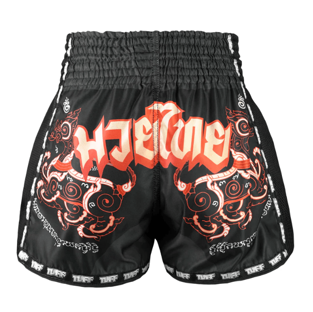 Shorts de Muay Thai Tuff Retro Hanuman Flying Rising The Flag