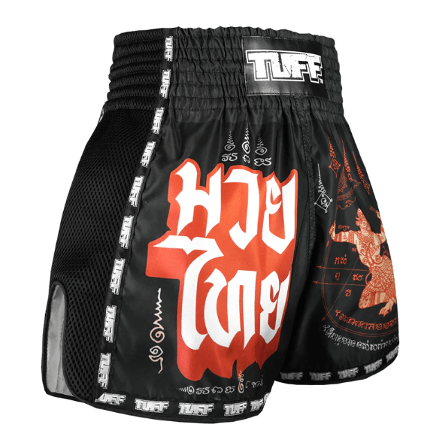 Shorts de Muay Thai Tuff Retro Hanuman Flying Rising The Flag