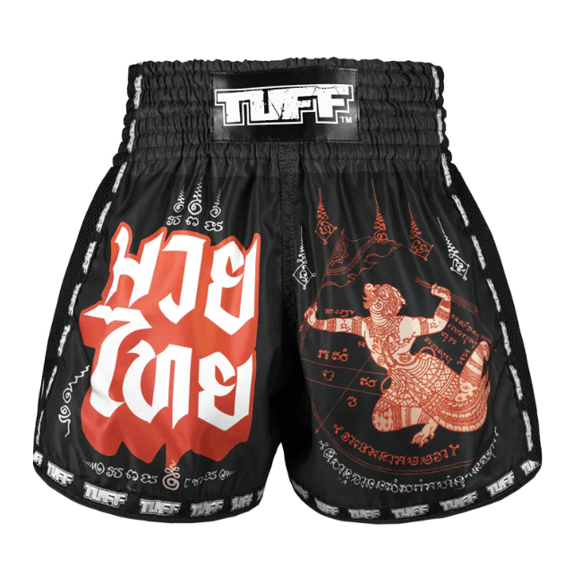 Shorts de Muay Thai Tuff Retro Hanuman Flying Rising The Flag