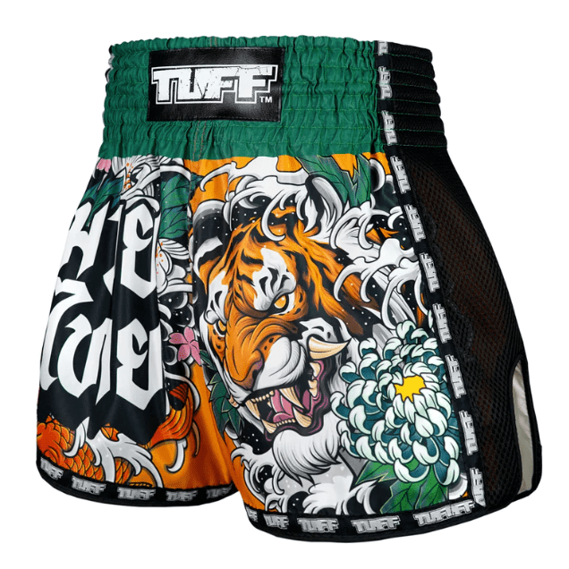 Shorts de Muay Thai Tuff Retro Tora Mori to Kingyo