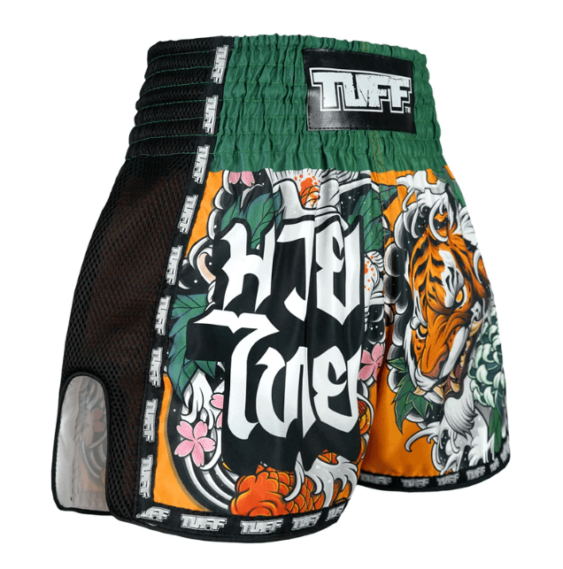 Shorts de Muay Thai Tuff Retro Tora Mori to Kingyo