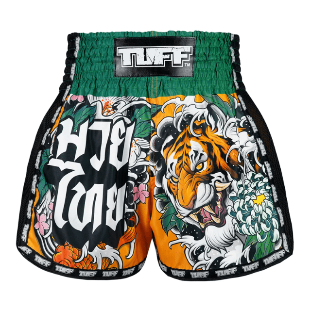 Shorts de Muay Thai Tuff Retro Tora Mori to Kingyo