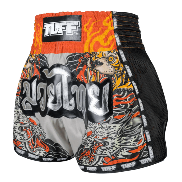 Shorts de Muay Thai Tuff Retro The Japanese Yin-yang