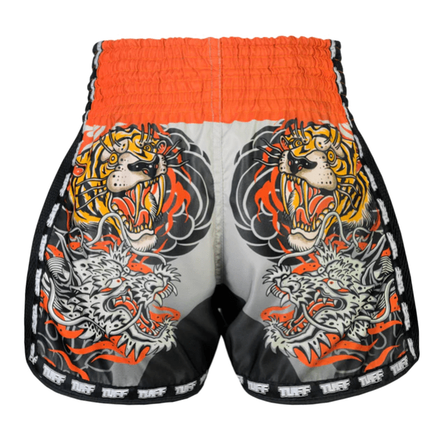 Shorts de Muay Thai Tuff Retro The Japanese Yin-yang