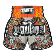 Shorts de Muay Thai Tuff Retro The Japanese Yin-yang