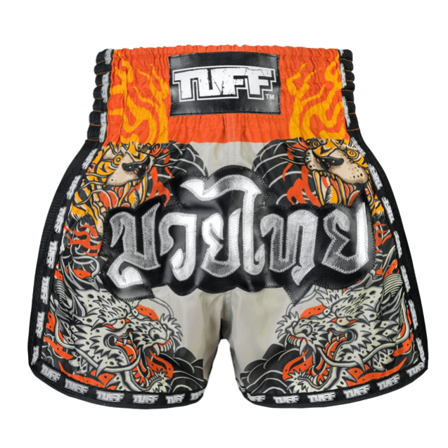 Shorts de Muay Thai Tuff Retro The Japanese Yin-yang