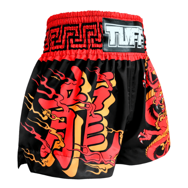 Shorts de Muay Thai Tuff Red Dragon