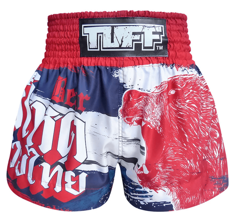 Shorts de Muay Thai Tuff Furious Bear Azul