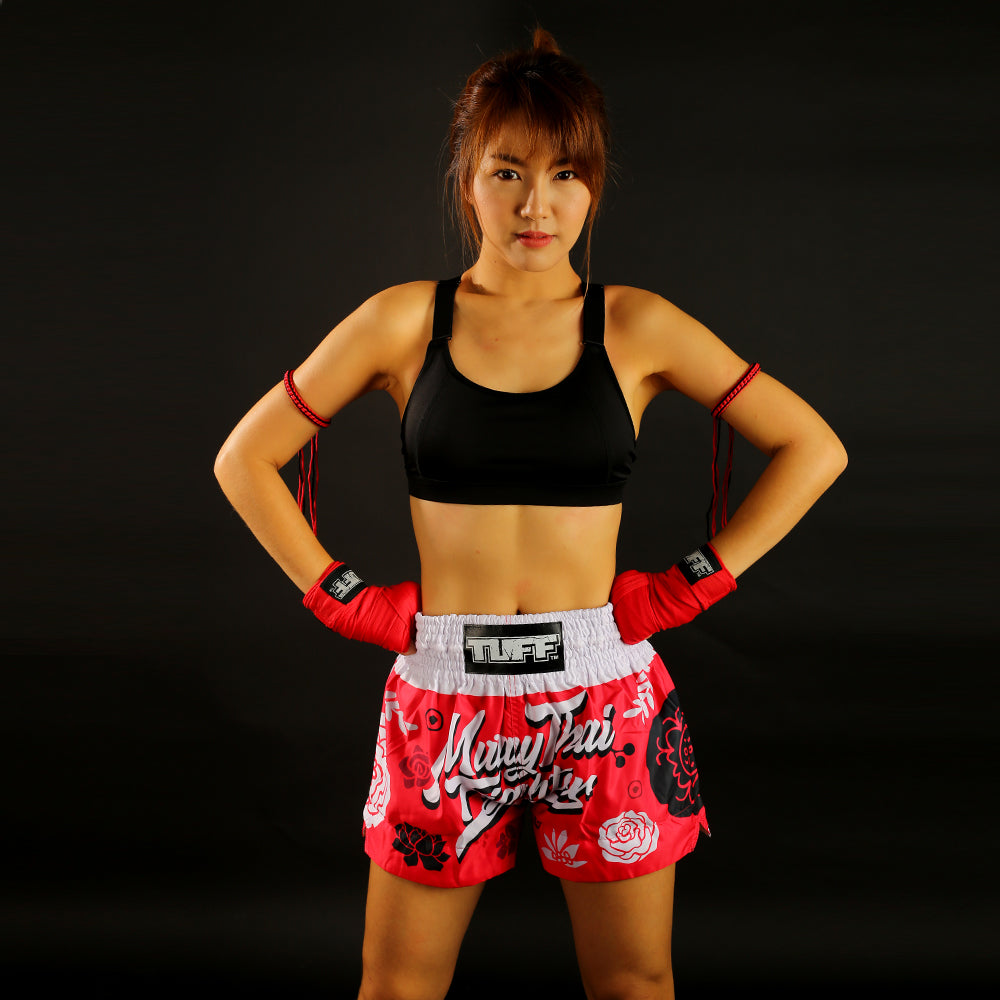 Shorts de Muay Thai Tuff Fighter Flower