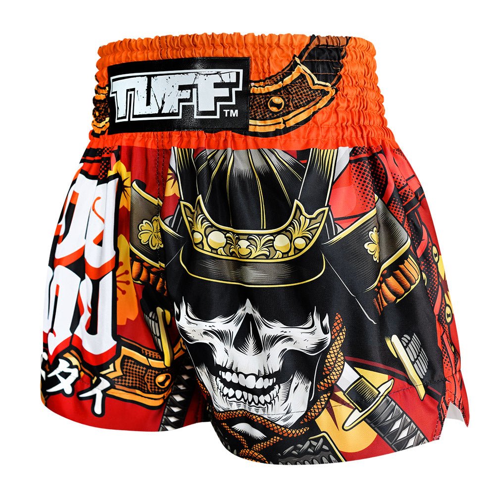 Shorts de Muay Thai Tuff Samurai Skull