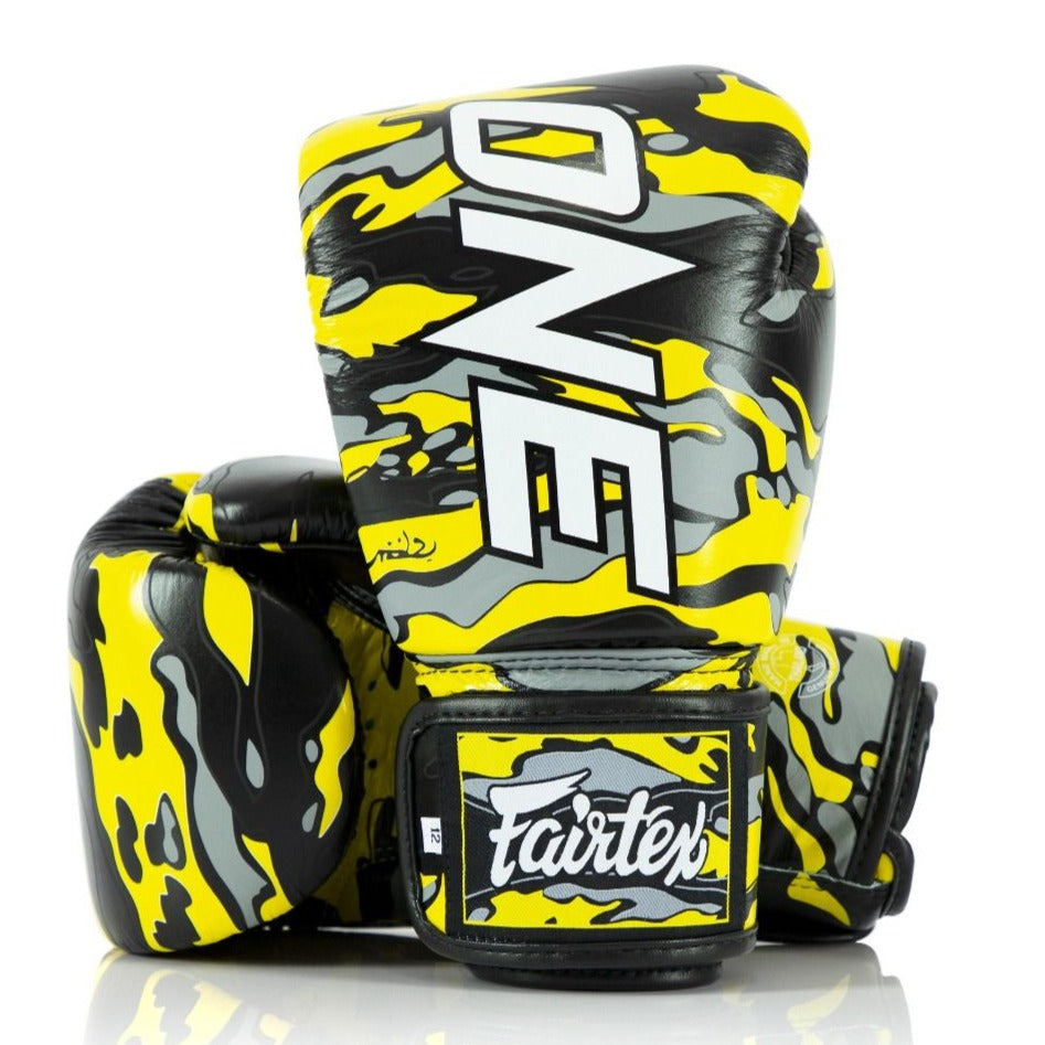 Guantes Fairtex One X Mr.Sabotage Muay Thai - Boxeo - 100% Cuero