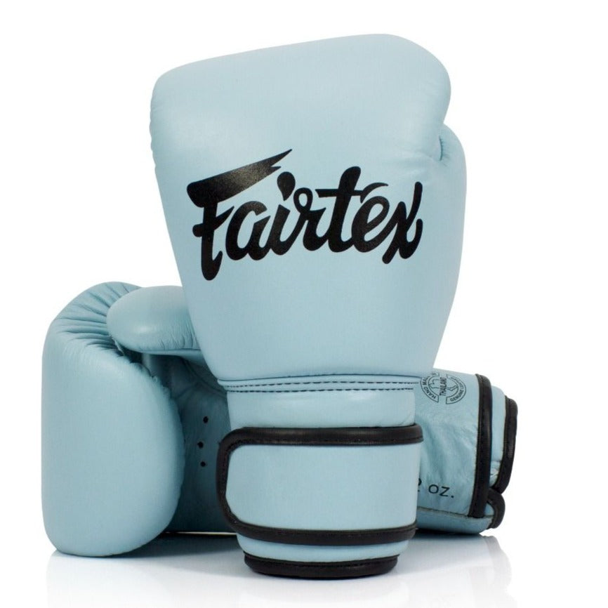 Guantes Fairtex BGV20 Baby blue -  Muay Thai - Boxeo 100% Cuero