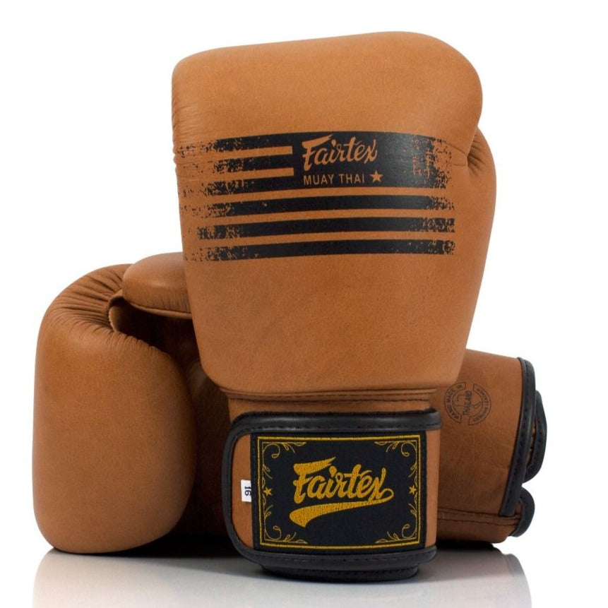 Guantes Fairtex Legacy -  Muay Thai - Boxeo 100% Cuero