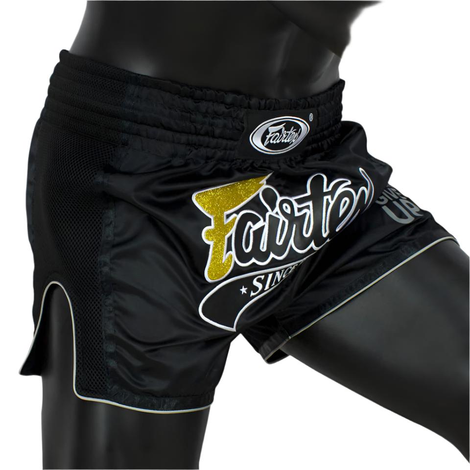 Shorts de Muay Thai Fairtex BS1708 Negro - 100% Poliester