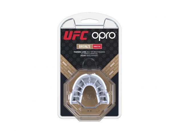 Protector Bucal OPRO UFC Bronze Blanco 2021 Adulto
