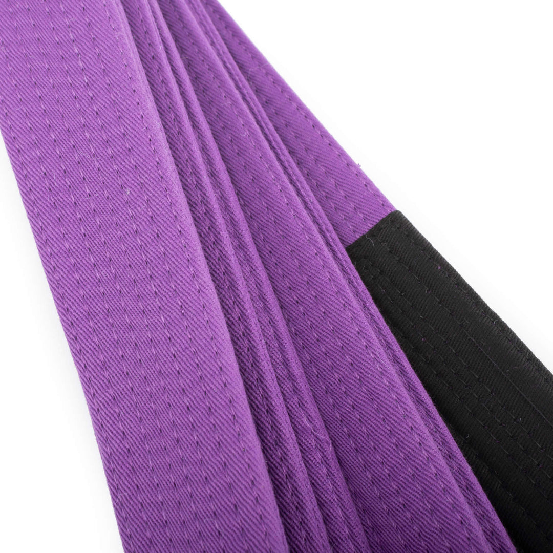 Cinturón de Jiujitsu Golden Morado - 100% Algodón