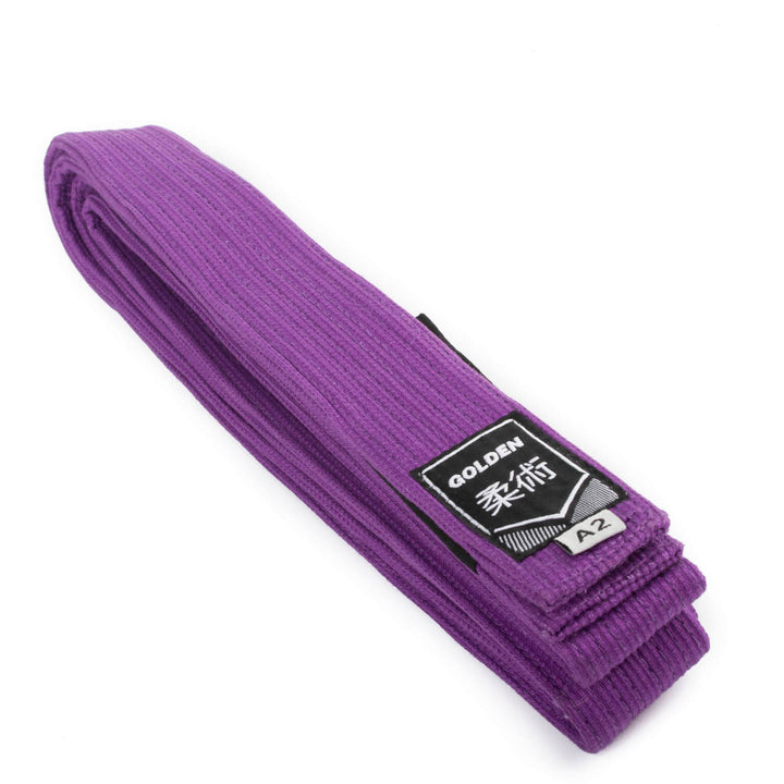 Cinturón de Jiujitsu Golden Pearl Morado - 100% Algodón