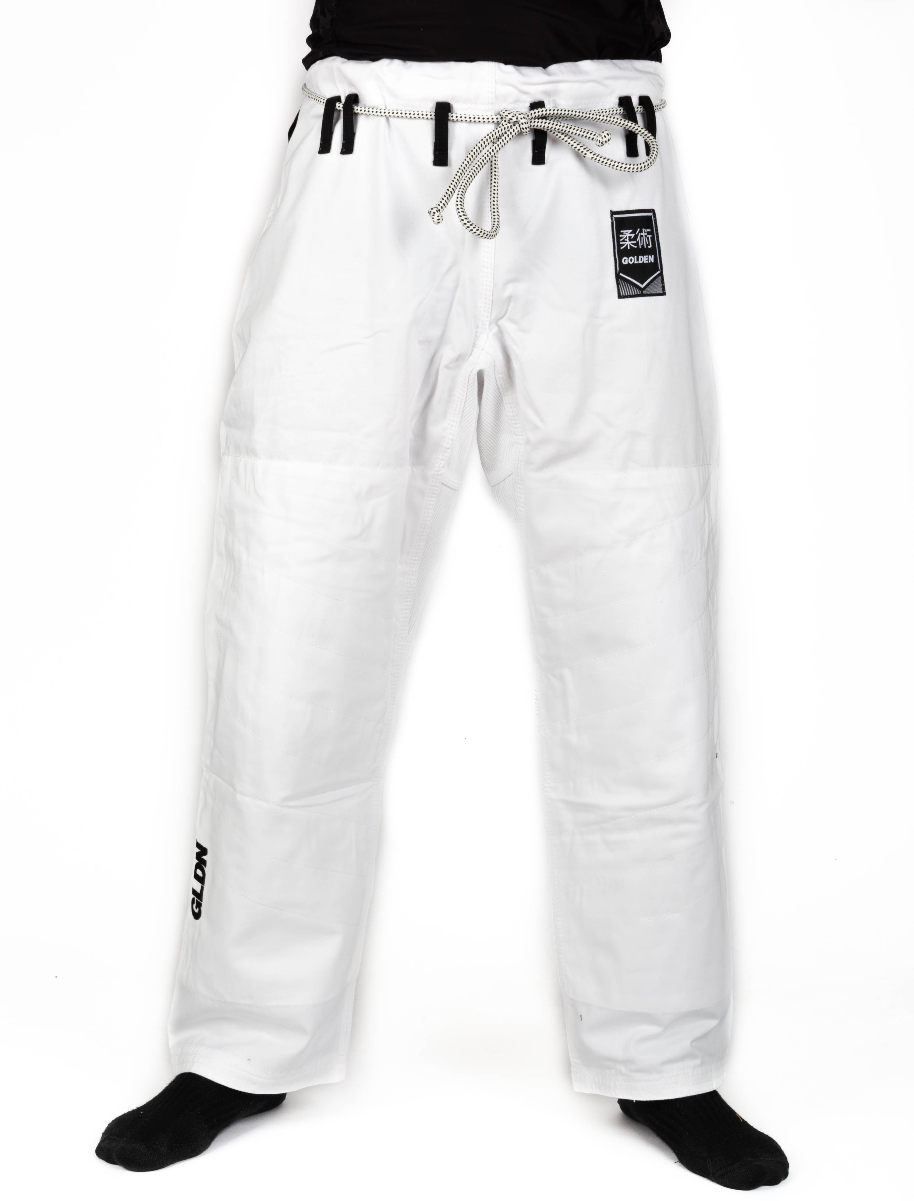 Kimono de Jiujitsu Golden Light Blanco - 100% Algodón