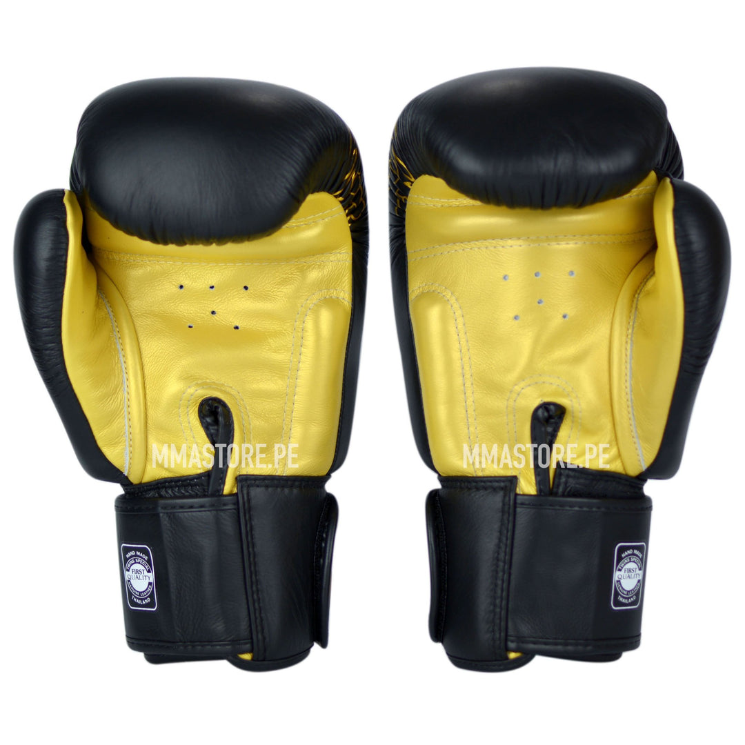 Guantes Twins Special Muay Thai - Boxeo- Dragon Dorado - 100% Cuero - MMA Store Peru