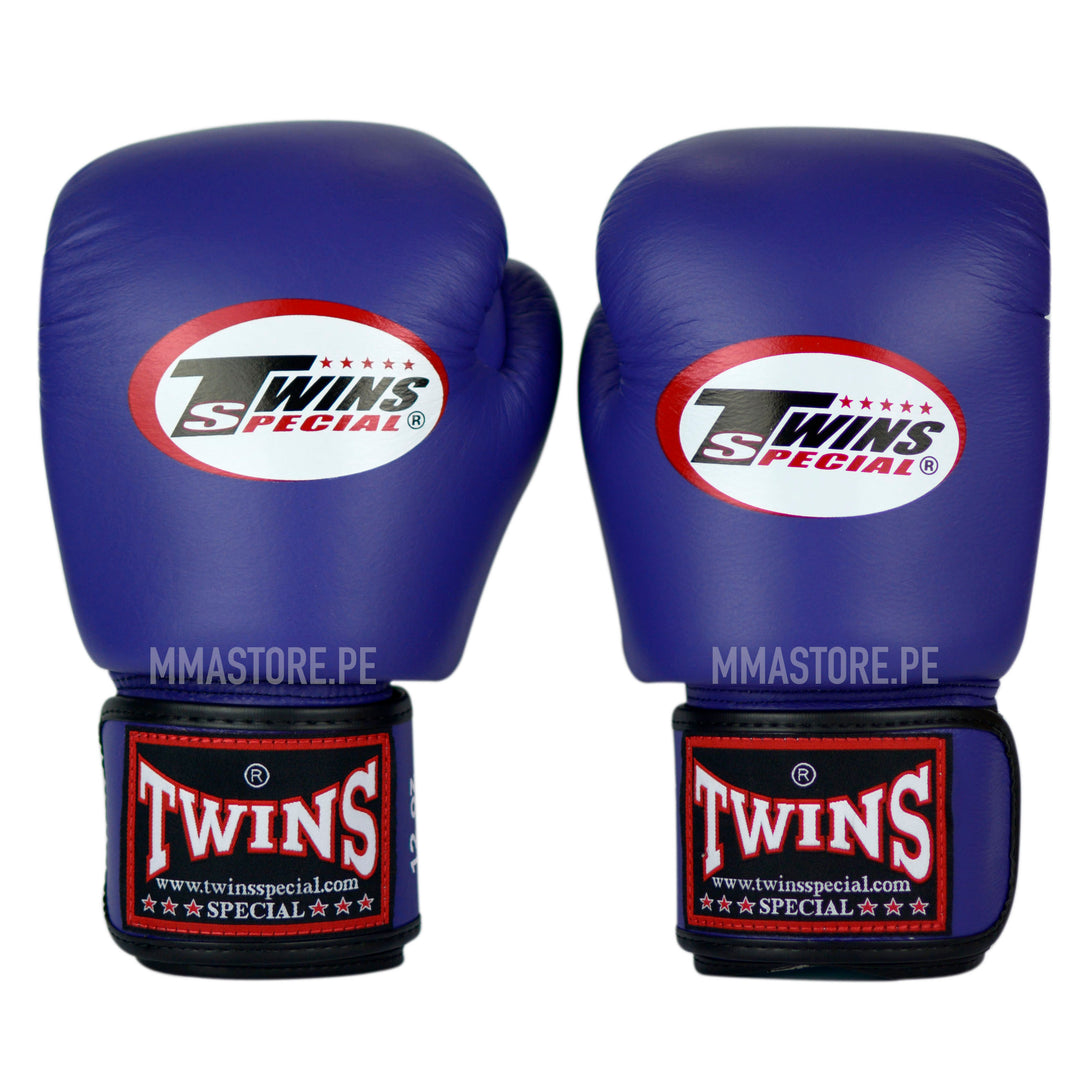 Guantes Twins Special Muay Thai - Boxeo- Morado - 100% Cuero - MMA Store Peru