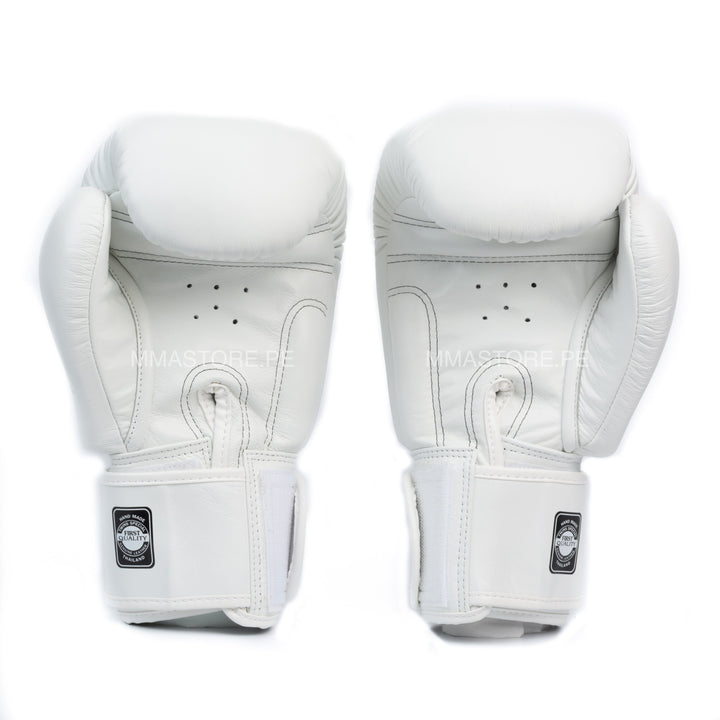 Guantes Twins Special Muay Thai - Boxeo- Blanco - 100% Cuero