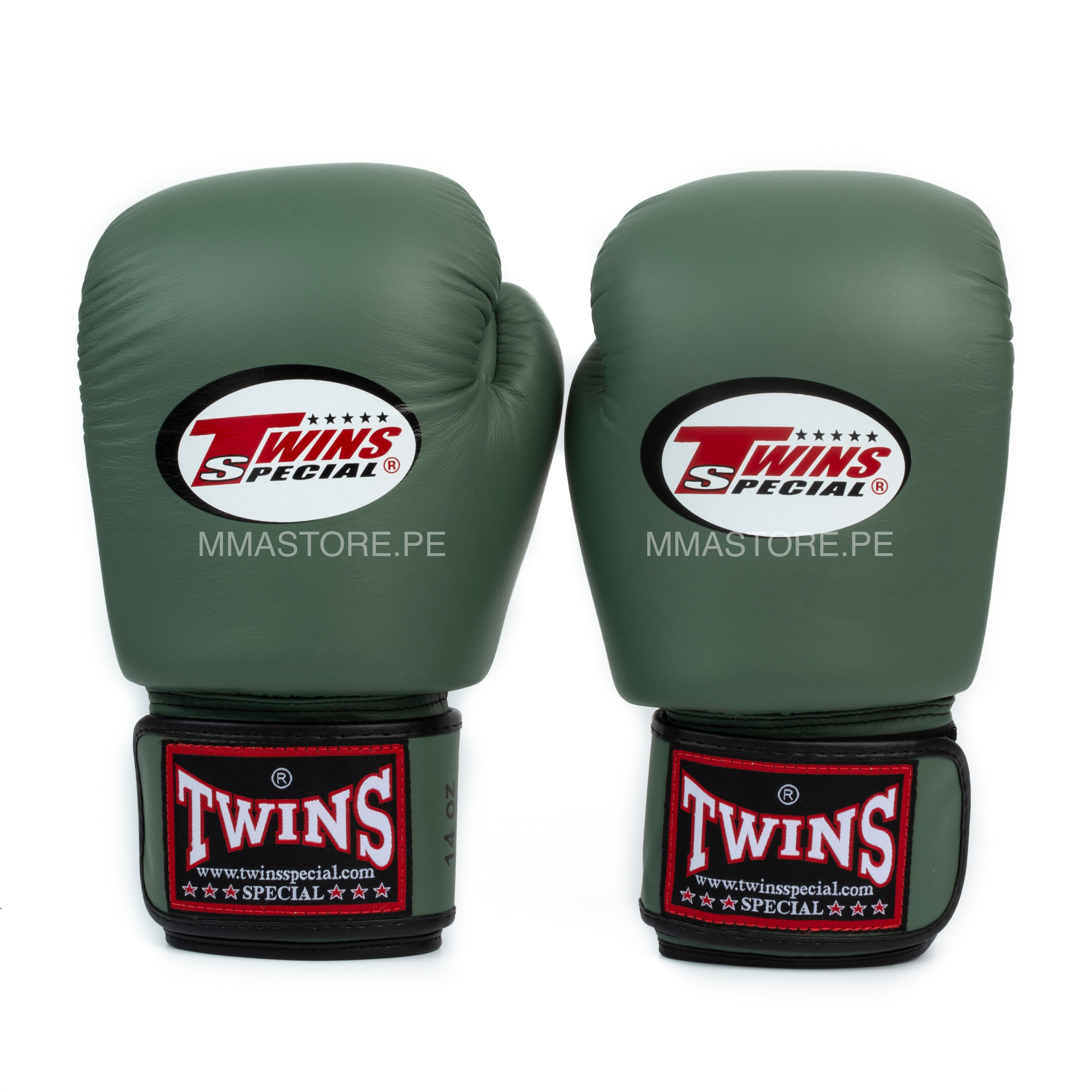 guantes de boxeo twins special verde olivo