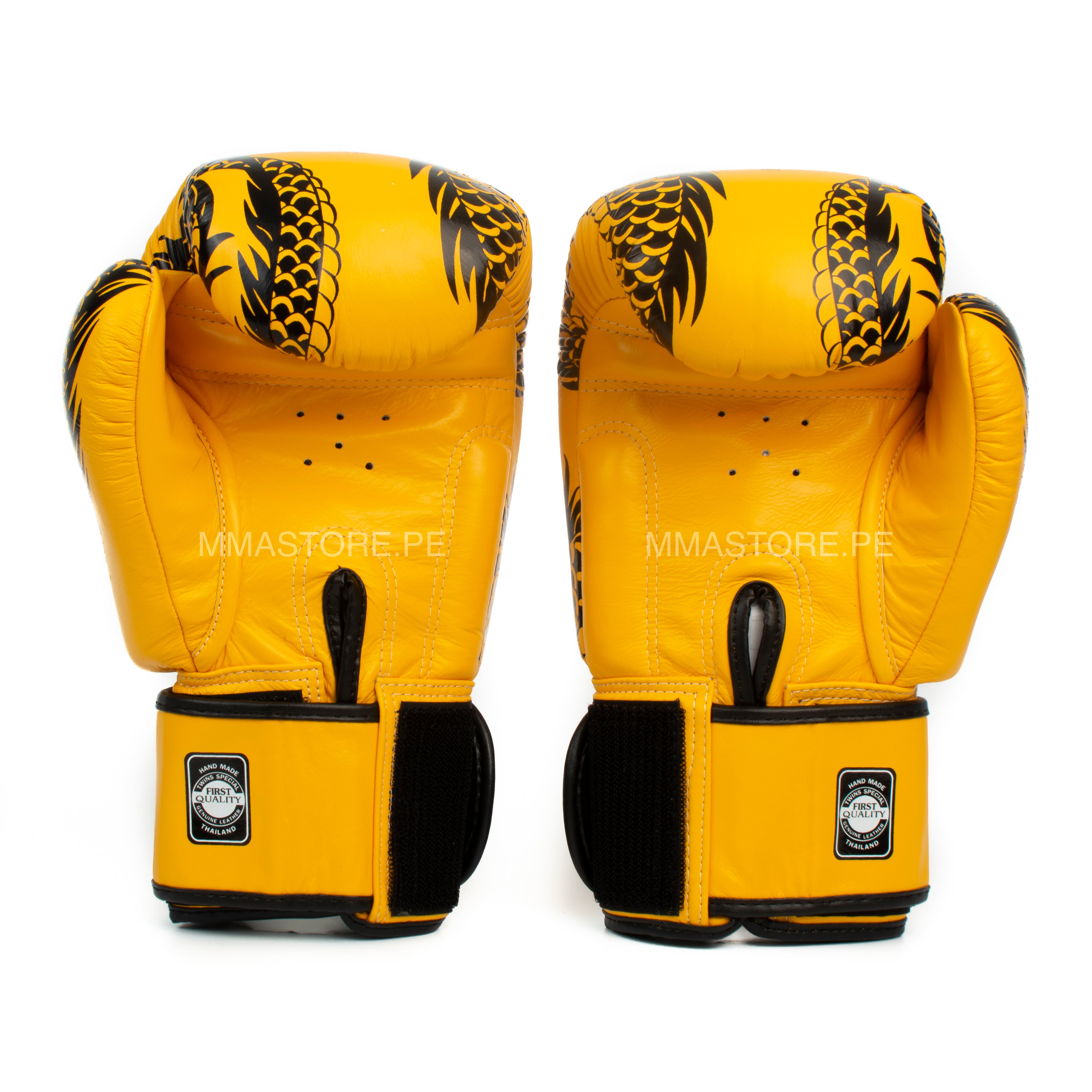 guantes de boxeo twins special dragon 49 amarillo