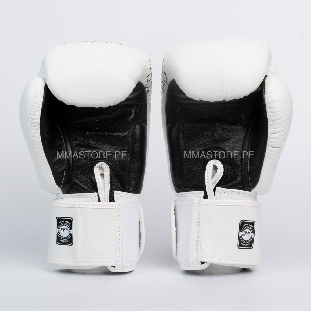 guantes de boxeo twins special dragon 6 blanco