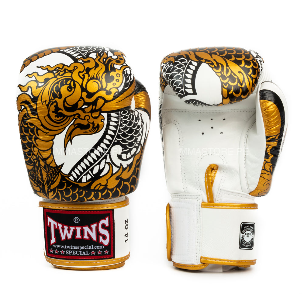 guantes de boxeo twins special nagas blanco