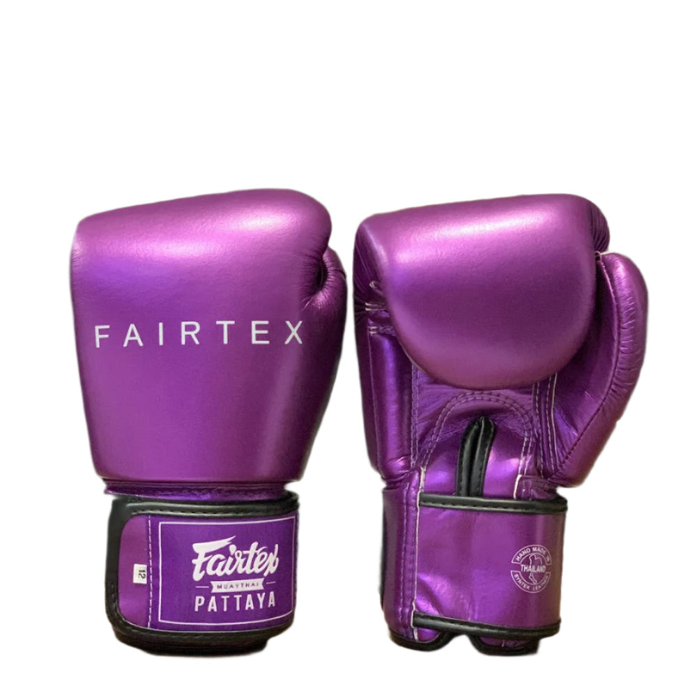 Guantes de boxeo Fairtex BGV22 Metalico - 100% Microfibra