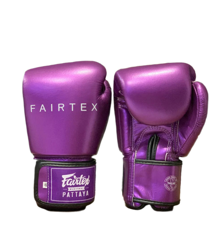 Guantes de boxeo Fairtex BGV22 Metalico - 100% Microfibra