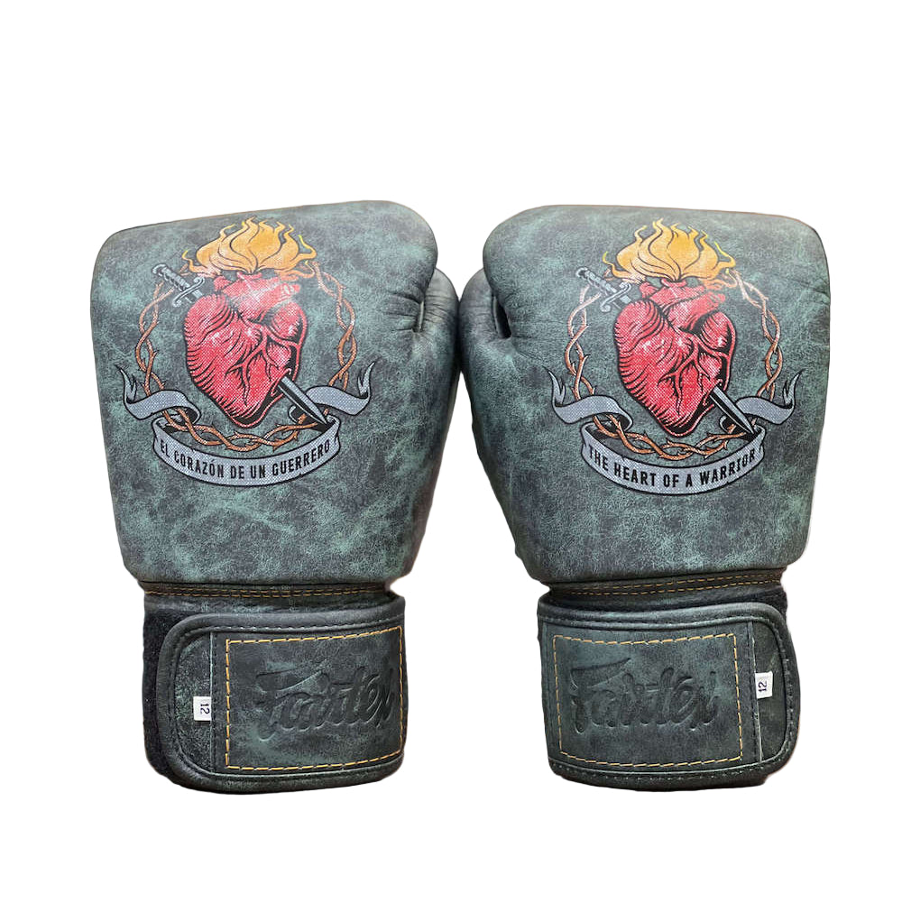 Guantes de boxeo  Fairtex Heart of Warrior - 100%  Cuero