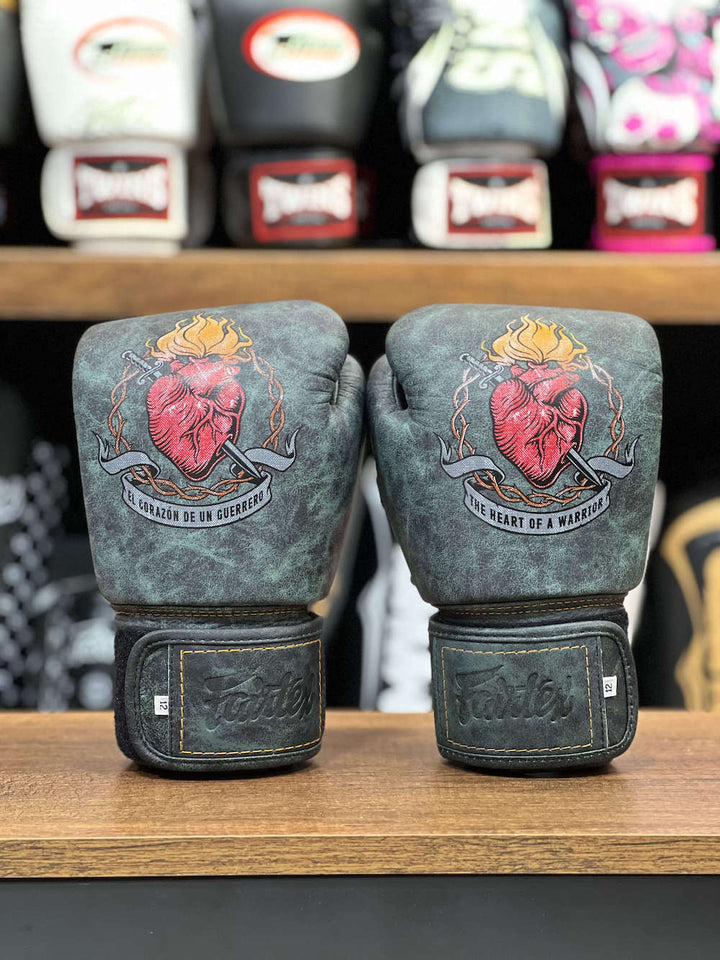 Guantes de boxeo  Fairtex Heart of Warrior - 100%  Cuero